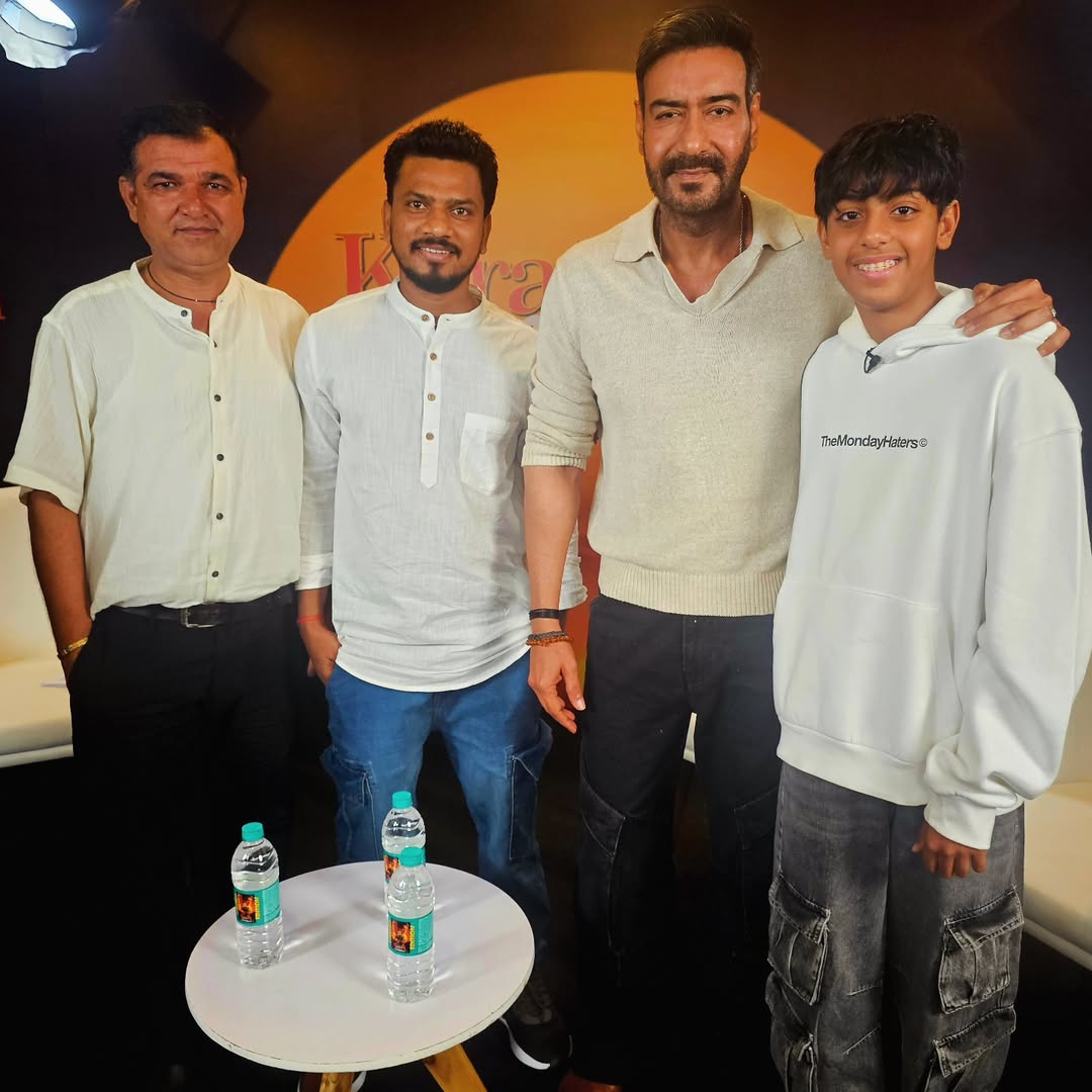 Had the privilege of spending some memorable moments with @ajaydevgn sir and his son Yug Devgn..heic