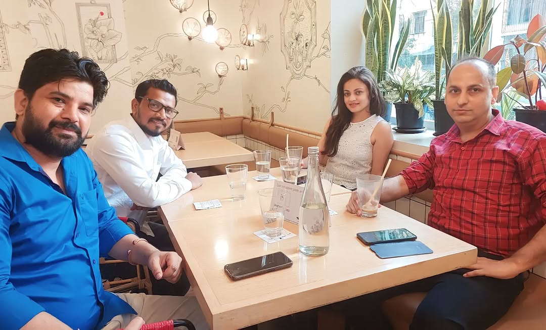 We and our dear friends actress @snehaullal and Seemant Singh, and Pankaj Pavri discuss about.webp (1)